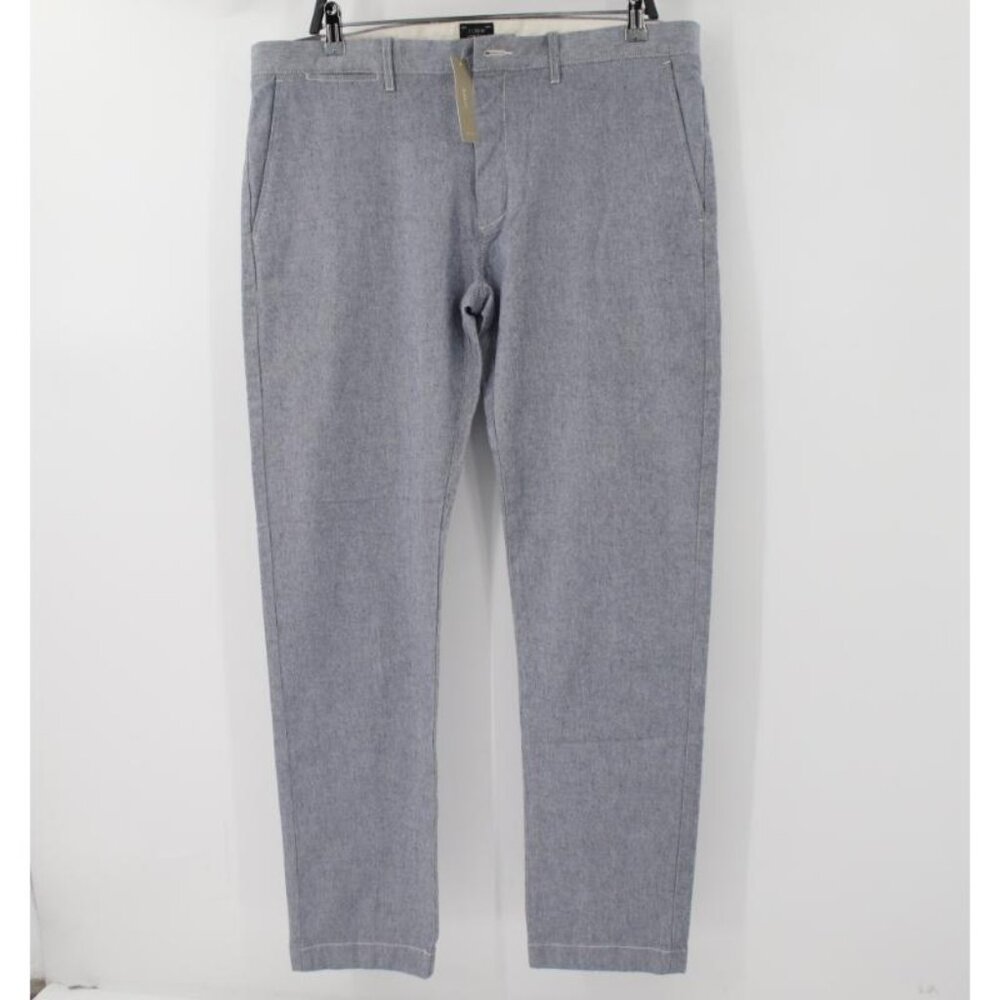 NWT J Crew Pants Mens 36 484 Slim Fit Stretch Chino Straight Flat Front Mid Rise